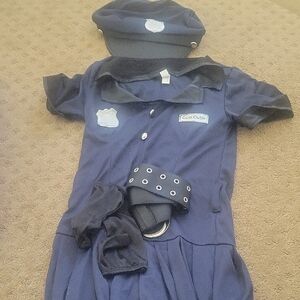 Kids Police Officer Costume - Navy Blue